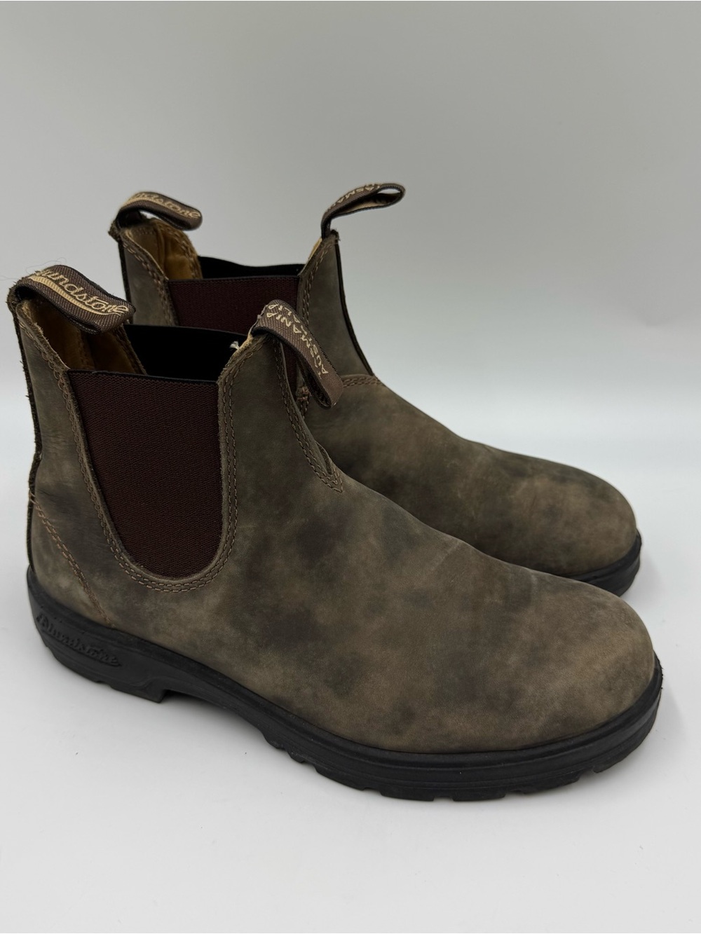 Blundstone Men's Chelsea Boots — Olive Brown